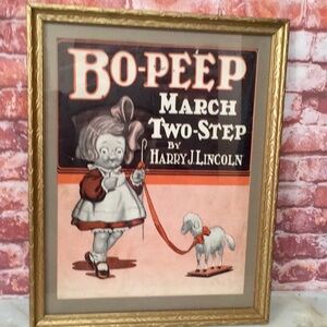 Bo-Peep March Two-Step Framed Art